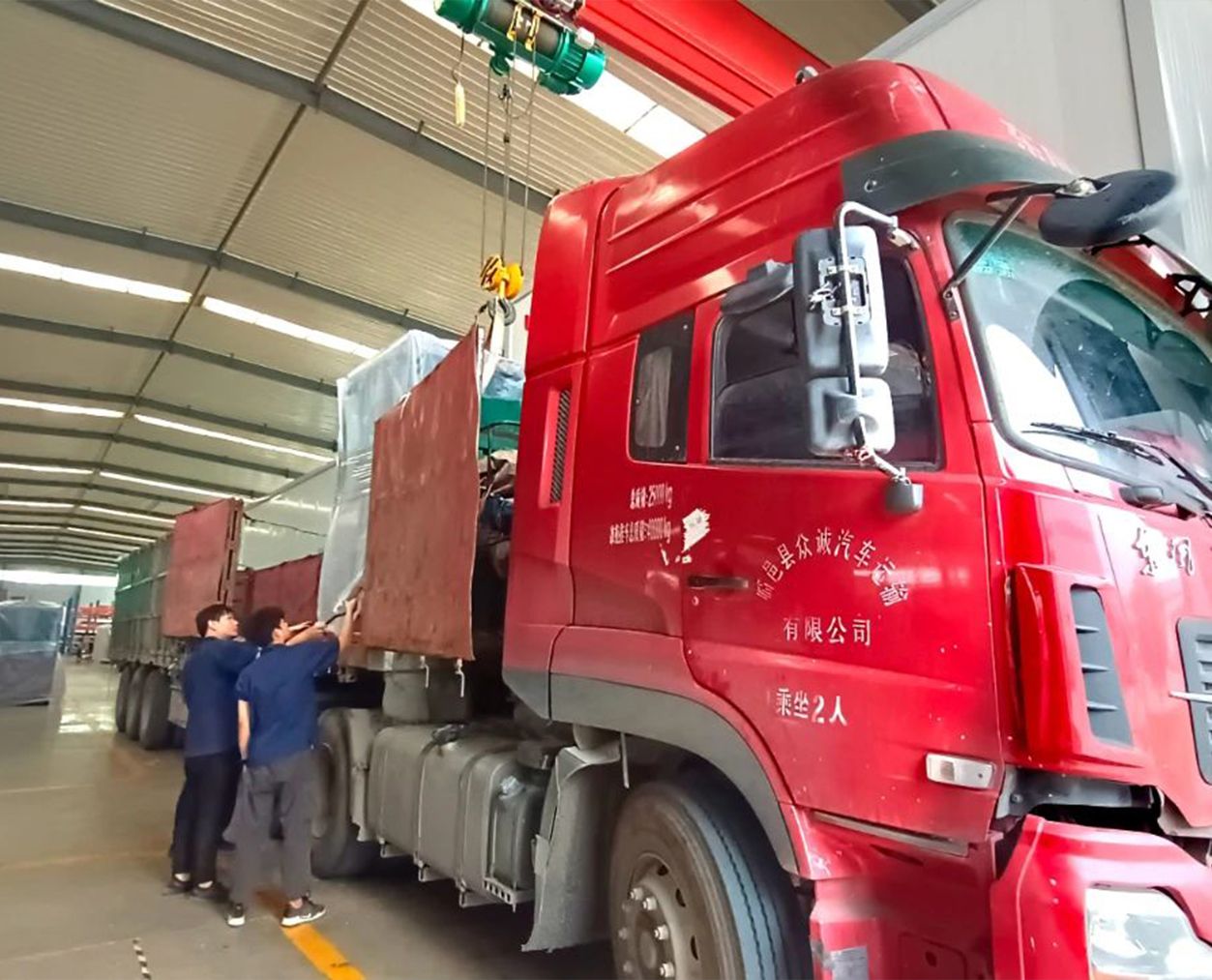 发货|沃克神州720环流高效超低温空气源热泵机组发往潍坊寿光