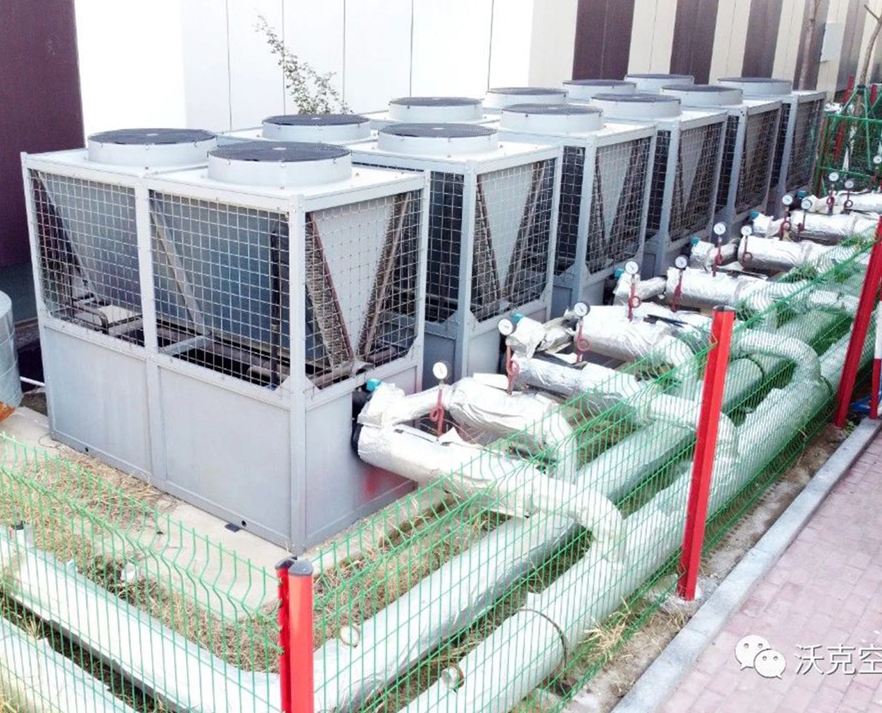 沃克空气能清洁冷暖案例巡礼5：聊城莘县莘州中学