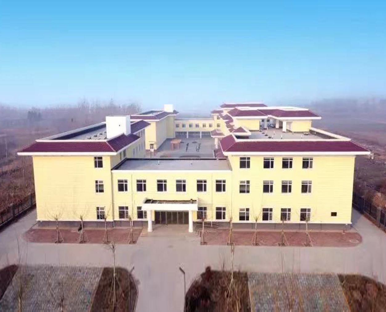 沃克空气能清洁冷暖案例巡礼7：沧州市东光县南霞口养老院供暖项目