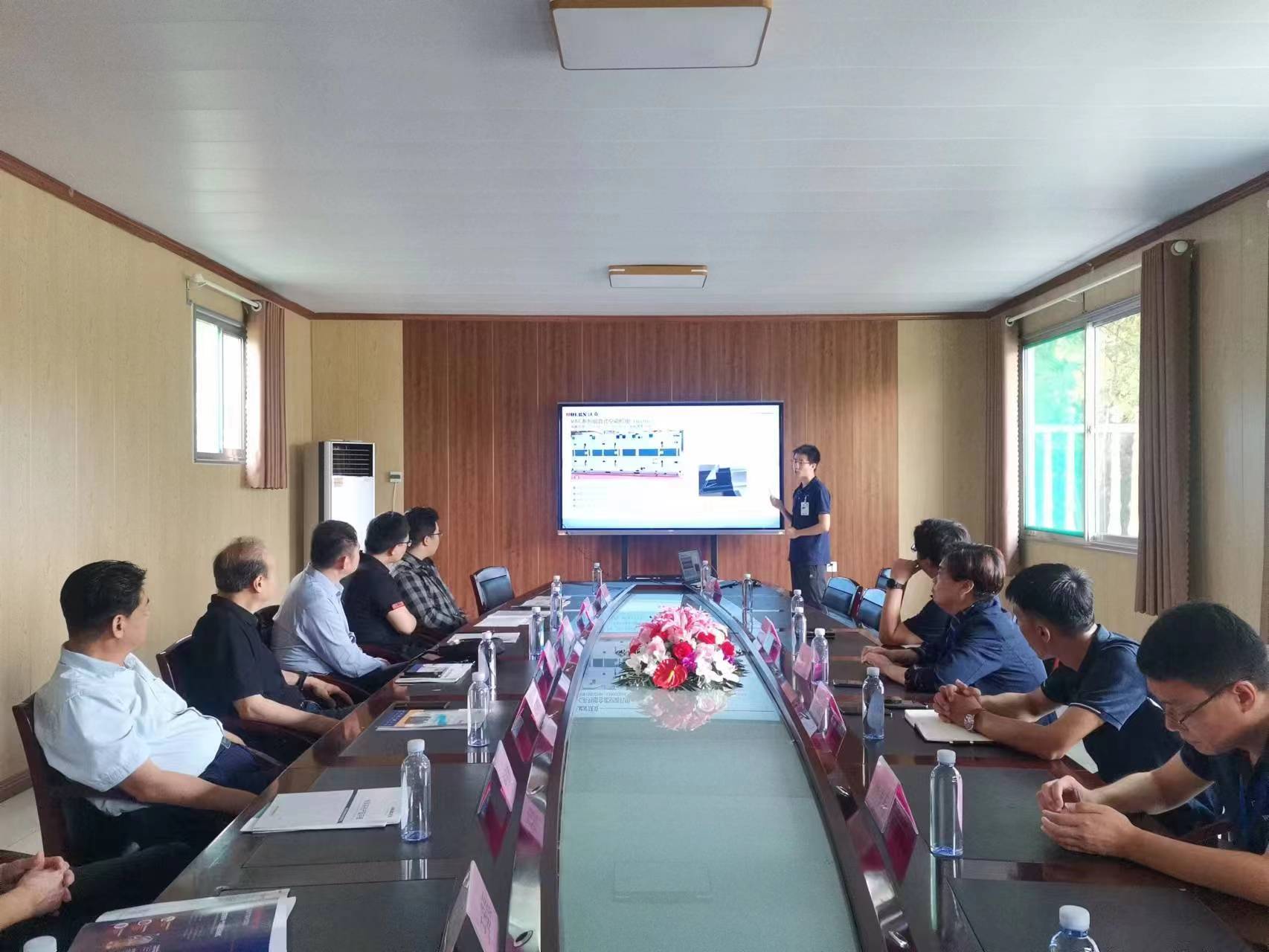 山东建筑设计院净化分院院长桑海龙一行到沃克集团参访